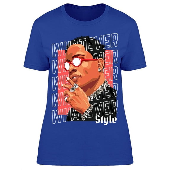 Whatever Style Male Model T-Shirt Women -Image by Shutterstock, Female XX-Large