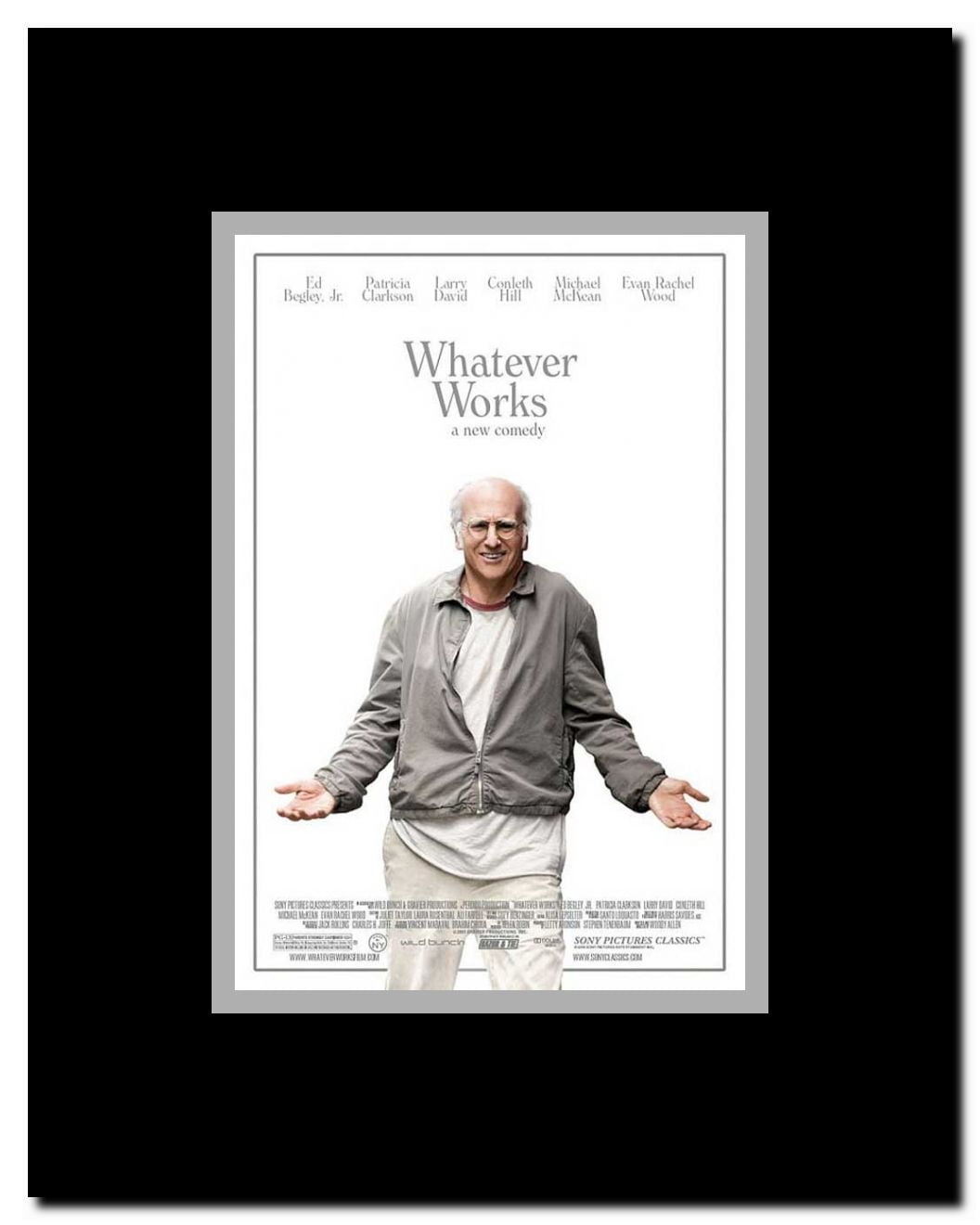 Whatever Works Framed Movie Poster