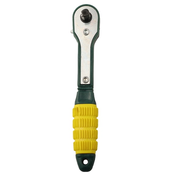 Whatever You Like 1 Pcs 1/4 Batch Head Screwdriver Stem Mini Quick Ratchet Wrench Anti-slip Handle Design Quick And Easy Socket Wrench (Hand Tools)