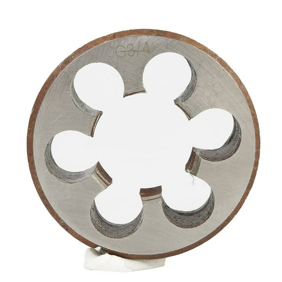 Whatever You Like 1 Pcs HSS Pipe Threads Round Die -BSP 1/8 1/4 3/8 1/2 3/4in HSS High Speed Steel Pipes Thread -BSP Round Die Hand-Tools Tap Die (Hand Tools)