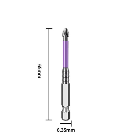 Whatever You Like 1 Pcs PH2 Screwdriver Bit Non-slip Magnetic Batch Head Drill Bit 25-150mm Driver Bit for Electric Driver Hand Drill Tool Parts (Hand Tools)