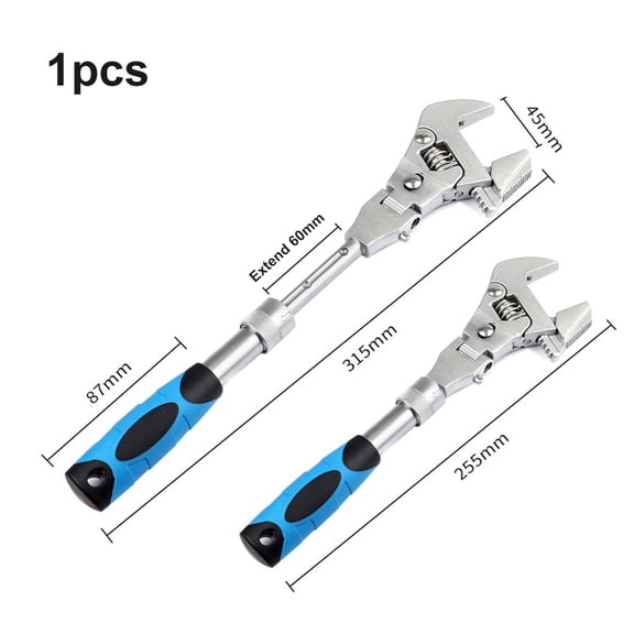 Whatever You Like 10inch Multifunctional Retractable Adjustable Wrench for Various Equipment (Hand Tools)