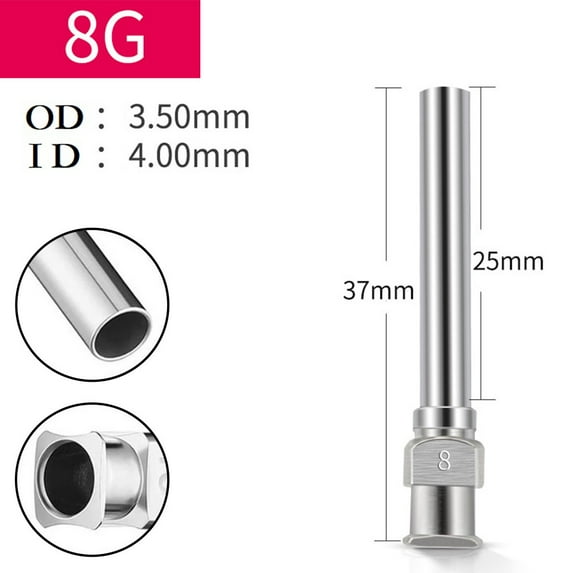Whatever You Like 25mm Dispensing Machine Needle Stainless Steel Dispensing Needle Industrial Glue Injection Needle for High Temperature Hand Tool (Hand Tools)