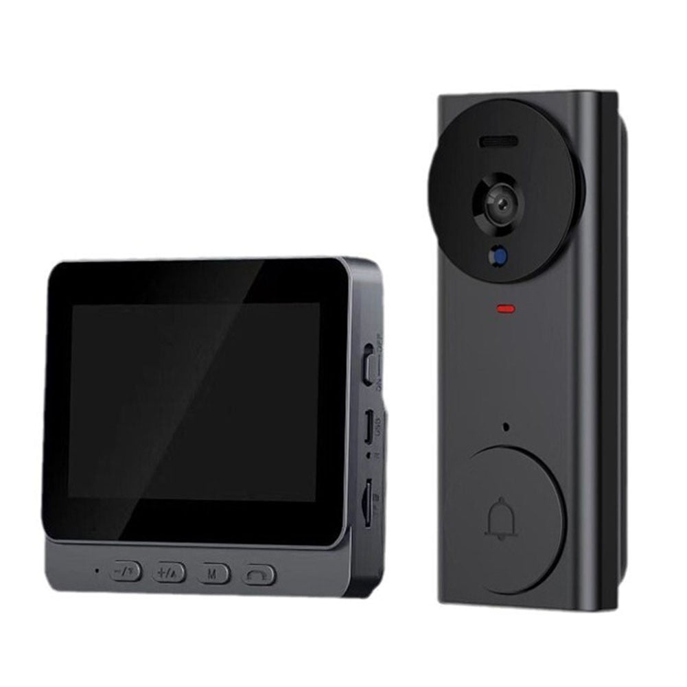 Whatever You Like-4.3" Wireless Video Door Bell Phone Intercom System Monitor Doorbell Camera
