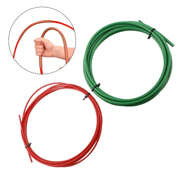 Whatever You Like Built-in Copper Tube Bending Strip Air Conditioning Pipe Bender Kit HVAC Tool Refrigeration Plumbing Spring Tube Bender Set (Hand Tools)