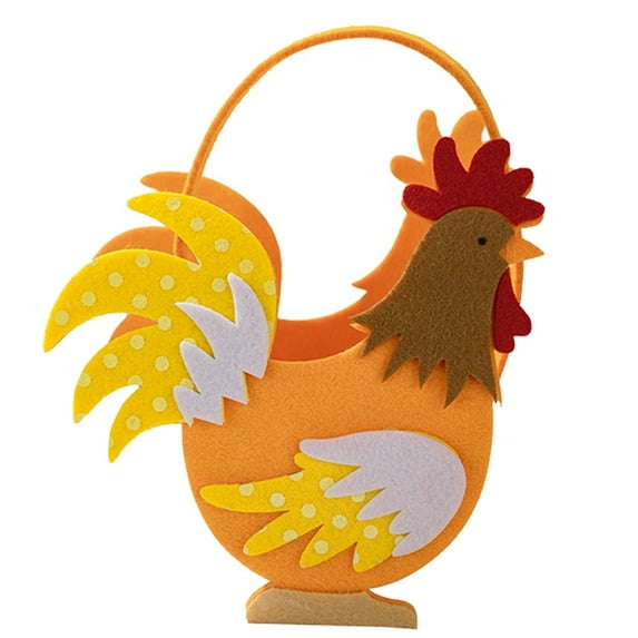Whatever You Like-Felt Easter Basket for Kids Chocolate Candy Gifts Bag for Girls Cute Easter Bag