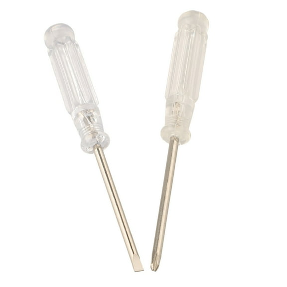Whatever You Like Mini Pocket sized Screwdriver Tool Set 2 Pcs Small 3 74Inch Slotted & Cross (Hand Tools)