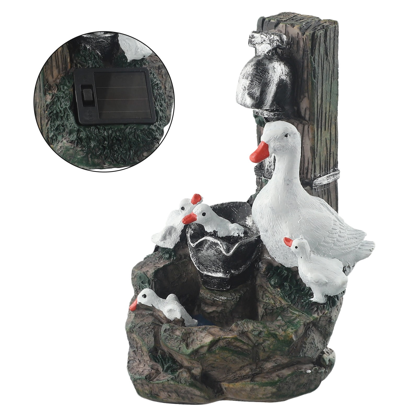 Whatever You Like-Solar Powered Squirrel Garden Light Outdoor Patio Decor LED Animal Lamp Whimsical Resin Statue Lawn Ornament Yard Art Decoration Night Light"}