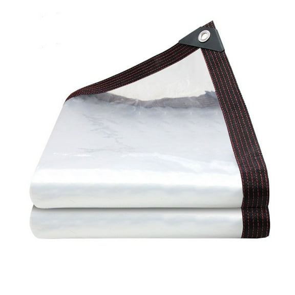 Whatever You Like-Transparent Weather Shield 2x2M Outdoor Balcony Rain Sun Protection Cover Clear Waterproof Tarp Patio Canopy Versatile Durable Easy Install Light-Filtering PE Material"}