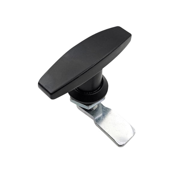 Whatever You Like-Zinc Alloy T Handle Lock for Tool Box, Garage Door, Cabinet - Rear Fixing, Durable Security Hardware, Black or Chrome"}