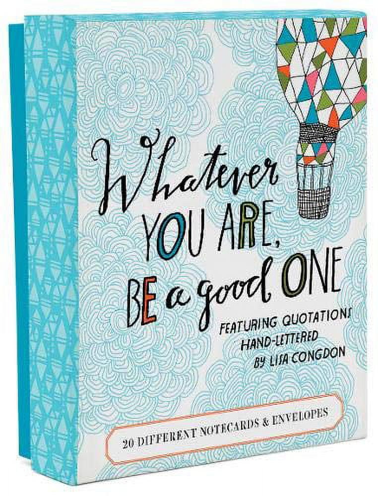 Whatever You are, Be a Good One Notes: 20 Different Notecards ...