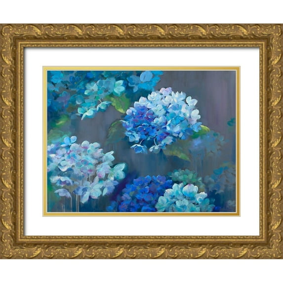Whatmore, Nel 14x12 Gold Ornate Wood Framed with Double Matting Museum Art Print Titled - Twilight Song