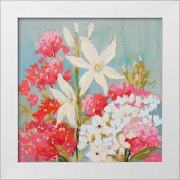 Whatmore, Nel 20x20 White Modern Wood Framed Museum Art Print Titled - Softly Swaying I