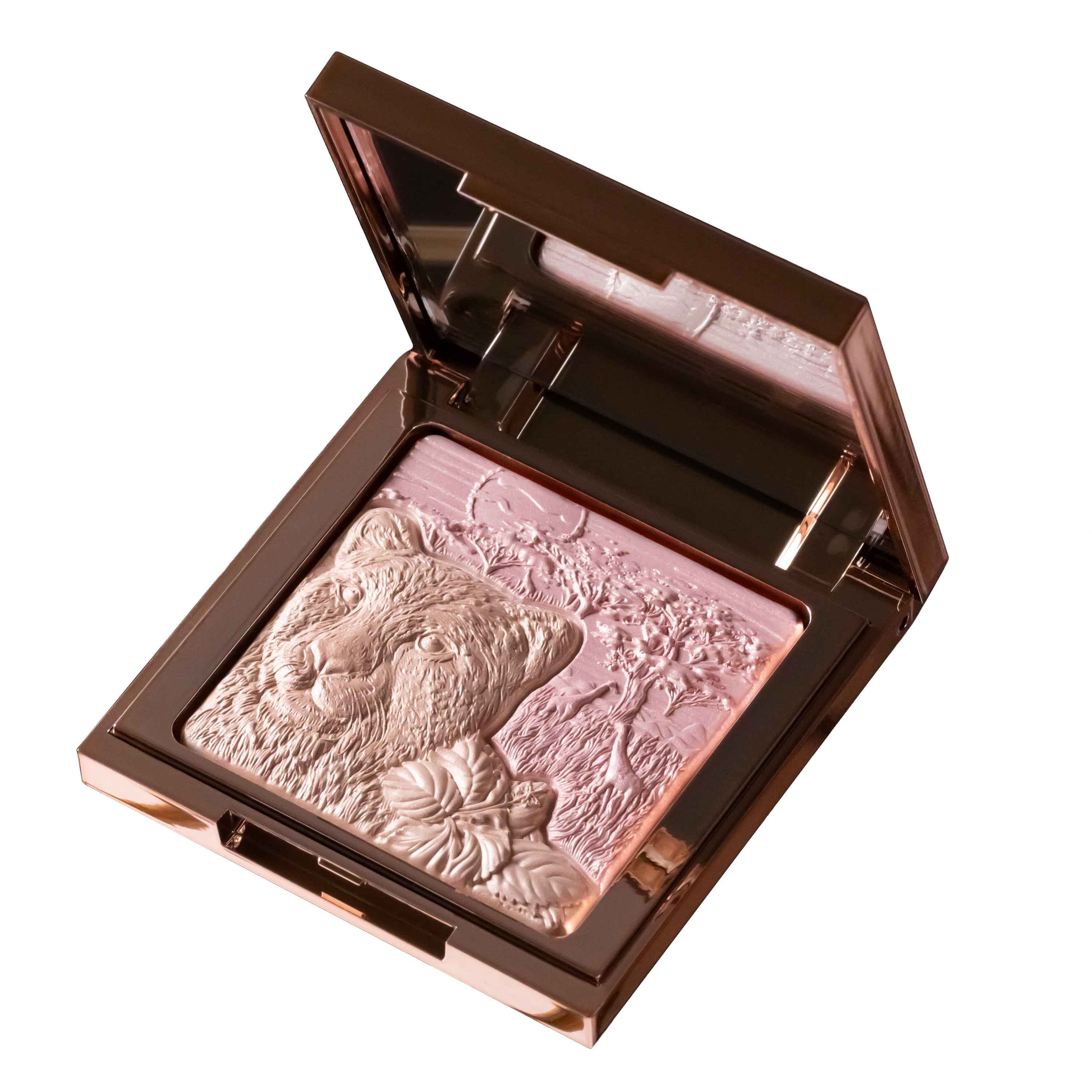 Whats Up Beauty Serengeti Highlighter Duo – Shade Safari Sunset Talc Free Clean Cruelty Free Vegan Face Cheek Makeup