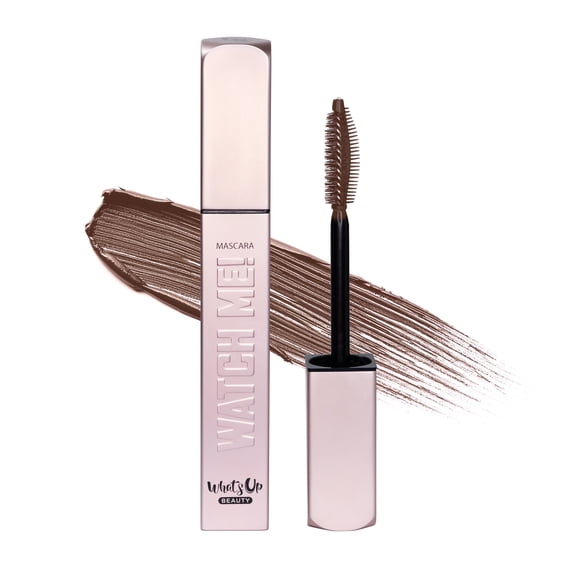 Whats Up Beauty - Watch Me! Brown Volumizing and Lengthening Mascara with Peptide and Vitamin B5
