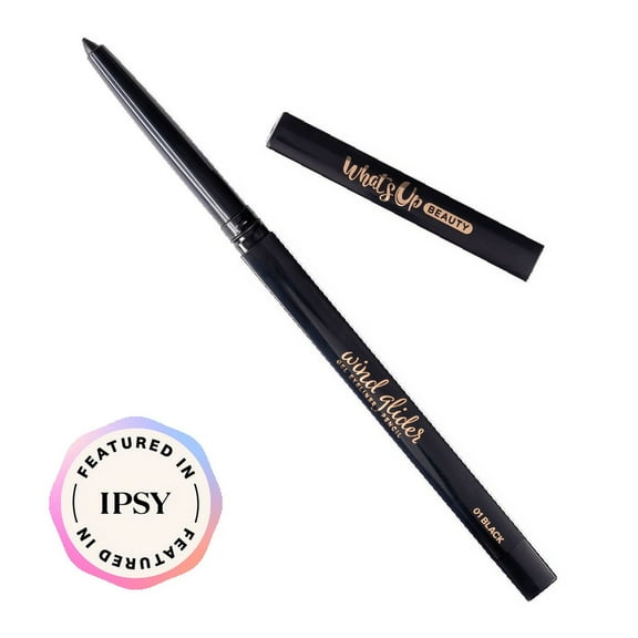 Whats Up Beauty - Wind Glider Gel Eyeliner Pencil - Shade 01 Black