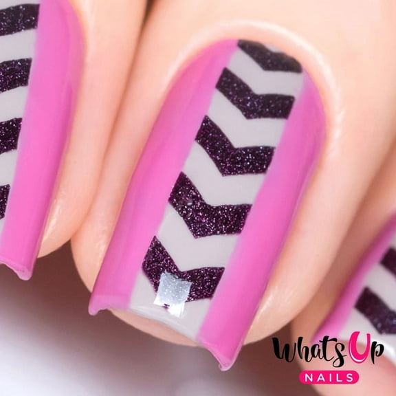 Whats Up Nails - Arrows Vinyl Stencils Nail Art Design