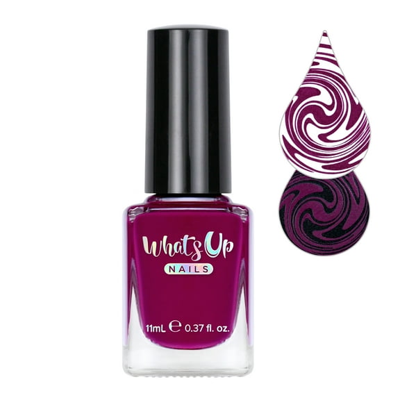Whats Up Nails - Marooned in Color Stamping Polish (Maroon)