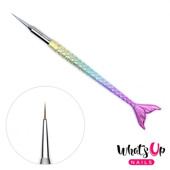 Whats Up Nails Mermaid #0 Detail Brush for Nail Art Design