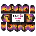 thumbnail image 1 of Whats Up Nails P016 Hangin' At Sunset Water Decal Sliders for Nail Art Design, 1 of 2