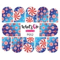 thumbnail image 1 of Whats Up Nails P052 Pepperminty Water Decal Sliders for Nail Art Design, 1 of 5