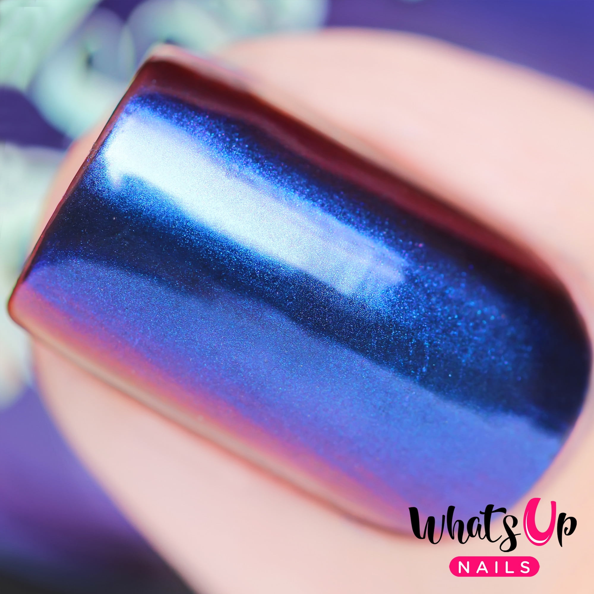 Whats Up Nails - Royalty Powder Magic Color Shifting Pigment with Multi Chrome Mirror Effect