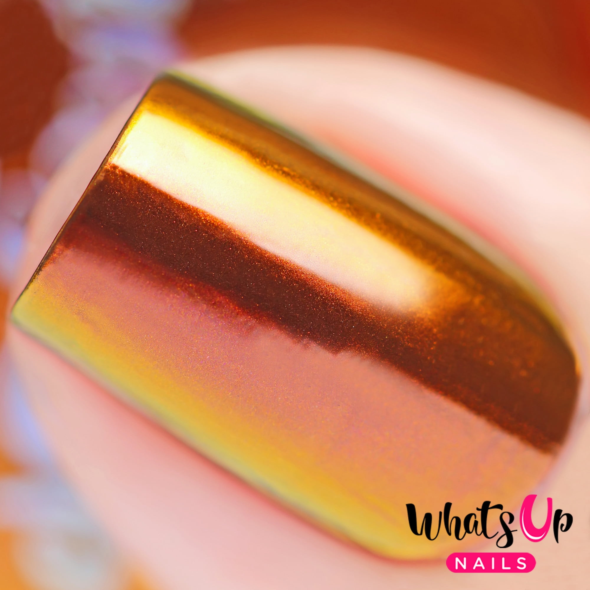 Whats Up Nails - Suntan Powder Magic Color Shifting Pigment with Multi Chrome Mirror Effect