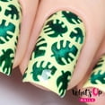 thumbnail image 1 of Whats Up Nails - Tropical Leaves Vinyl Stencils Nail Art Design, 1 of 15