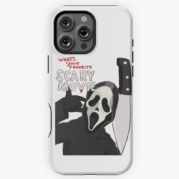 Whats Your Favorite Scary Movie Ghostface Phone Case for iPhone 16 15 14 13 12 11 Pro Max M5912713