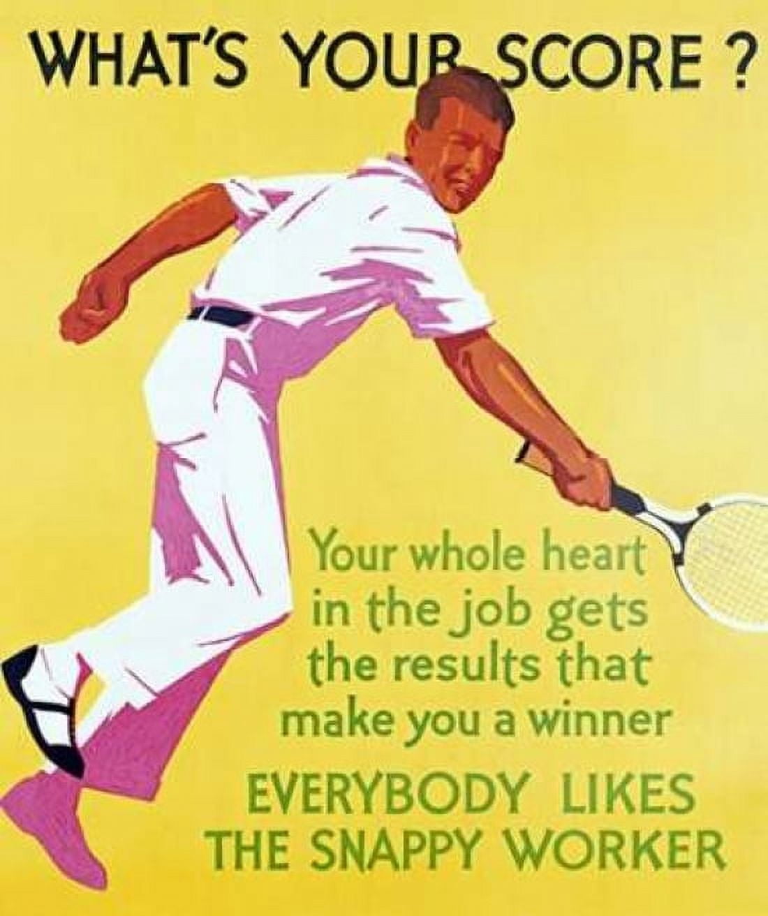 Whats Your Score Canvas Art - Unknown (20 x 24)
