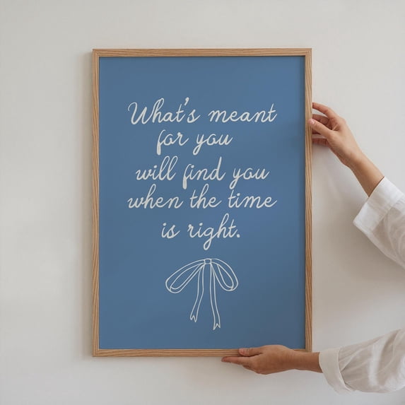 Whats Yours Will Always Find You