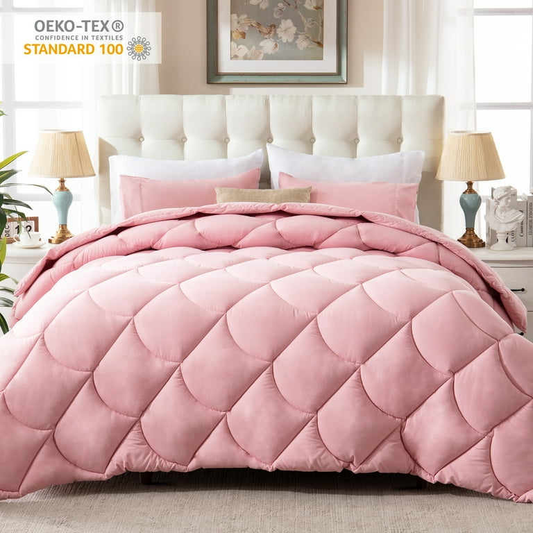 Pink down blanket sale