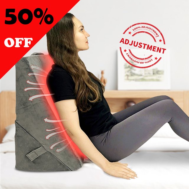 WhatsBedding Memory Foam Wedge Pillow Sleep Apnea, AntiSnore, Acid