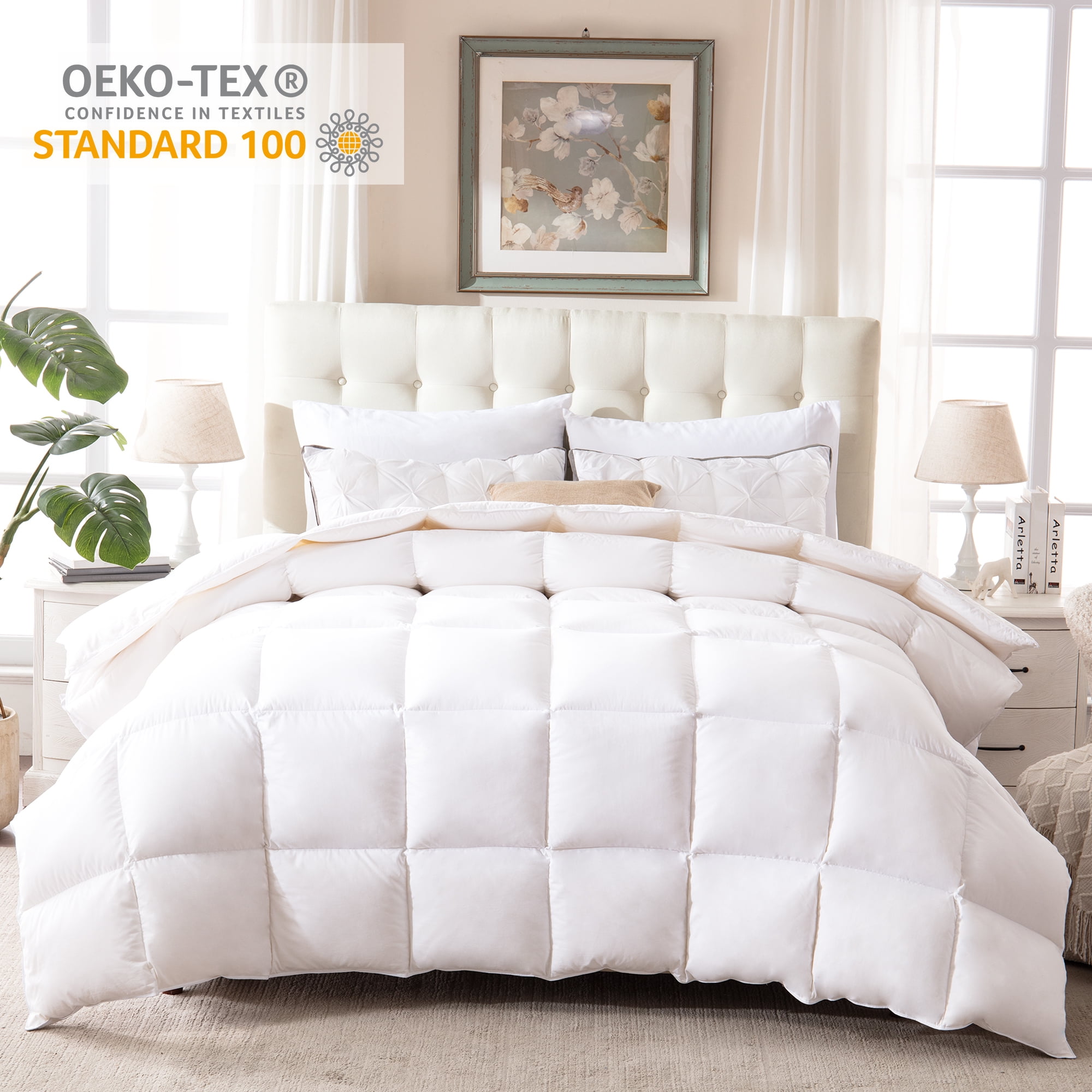 Full size feather comforter sales