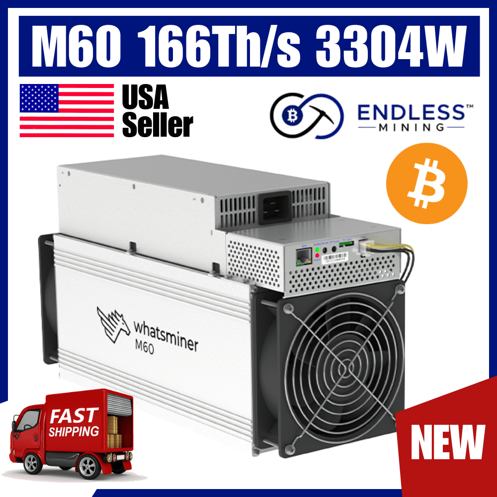 WhatsMiner M60 166Ths 3304W - Bitcoin Miner ALGO Jamaica | Ubuy