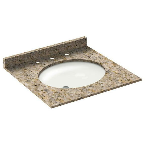 Wheat 25x22 with Backsplash (8 in Spread)