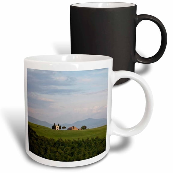 3drose, Wheat, Chapel Madonna Di Vitaleta, Tuscany, Italy - Eu16 Teg0493 - Terry Eggers, 11oz Magic Transforming Mug