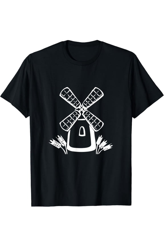 Wheat Farm Windmill T-Shirt