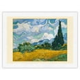 thumbnail image 1 of Wheat Field with Cypresses - Saint-Rémy France - From an Original Color Painting by Vincent Van Gogh c.1889 - Japanese Unryu Rice Paper Art Print (Unframed) 12 x 16 in, 1 of 4