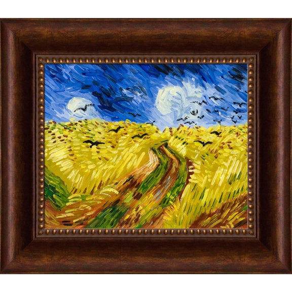 Wheat Field With Crows