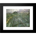 thumbnail image 1 of Wheat Field in Rain 20x24 Framed Art Print by Vincent van Gogh, 1 of 2