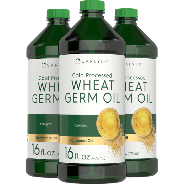 Wheat Germ Oil 48 fl oz (16 fl oz Triple Pack) Vegetarian, NonGMO