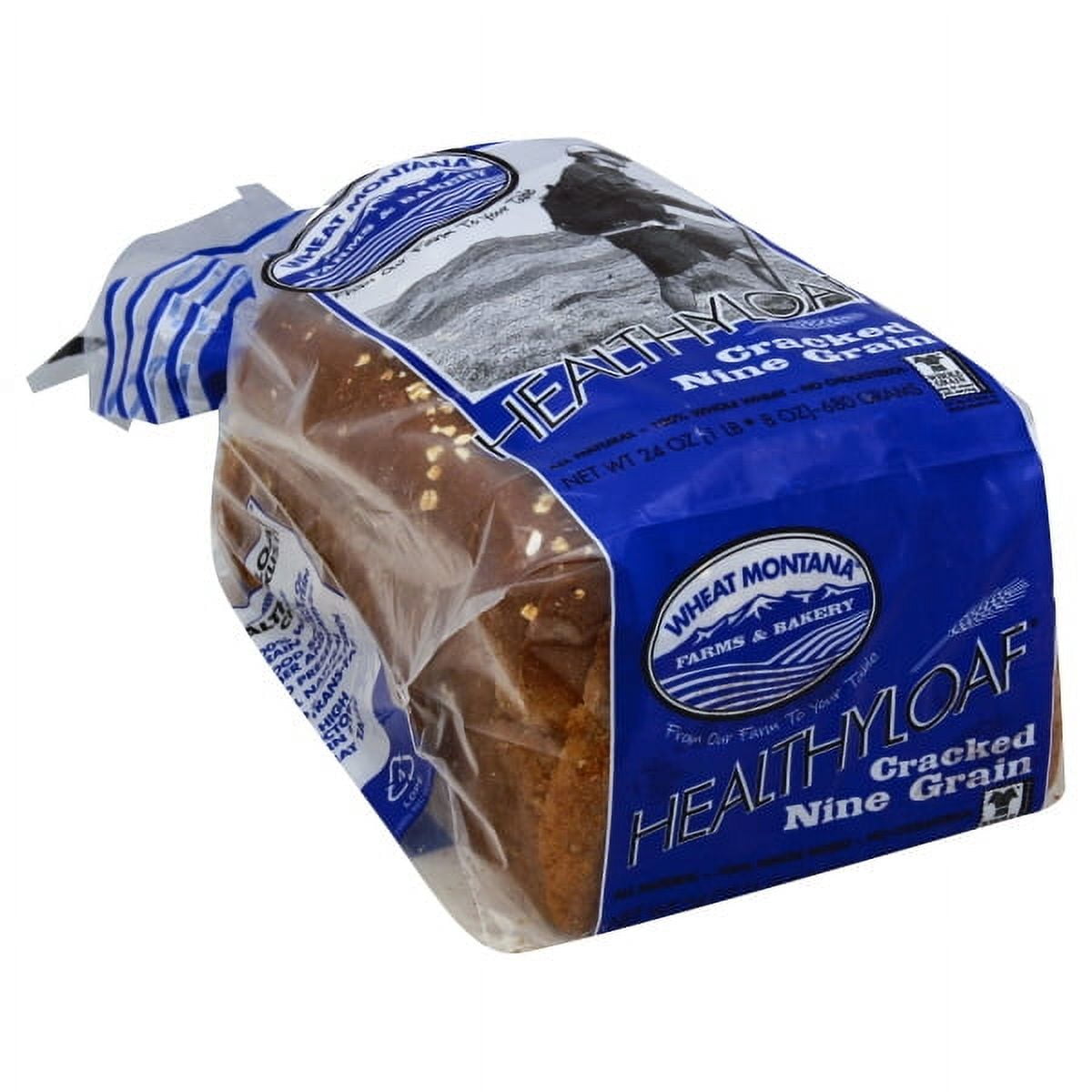 Wheat Montana Cracked Nine Grain Bread, 24 oz
