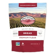 Wheat Montana Bakery, White Unbleached Bread Flour, Non-GMO Verified, Certified Kosher, 5 lbs