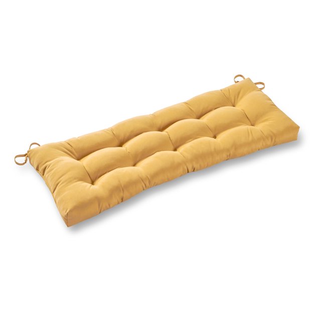 Sunbrella Canvas Wheat 44 x 17 in. Outdoor Swing/Bench Cushion by Greendale Home Fashions