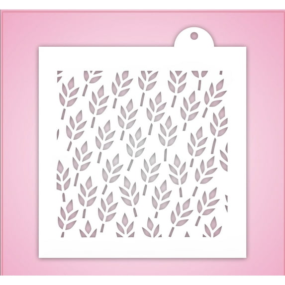 Wheat Pattern Stencil