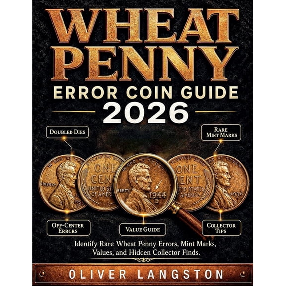 Wheat Penny Error Coin Guide 2026, (Paperback)