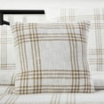 thumbnail image 1 of VHC Brands Plaid Pillow Cover, Wheat, 18x19, 1 of 10