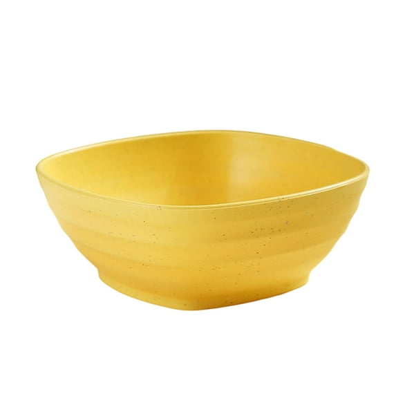 Wheat Straw Bowl Microwave Safe Dishwasher Safe 5.3 Inch Square Soup Cereal Pasta Serving Bowl Reusable Lightweight Durable Home Kitchen Dinnerware