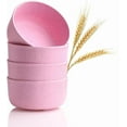 thumbnail image 1 of Wheat Straw Bowls Set of 4 Lightweight Reusable Plates - Microwave & Dishwasher Safe - Wheat Straw Dinnerware Sets - Cereal Bowl - Ramen Bowl Set - Soup bowls - Salad Bowl - Fruit Bowl, 1 of 7